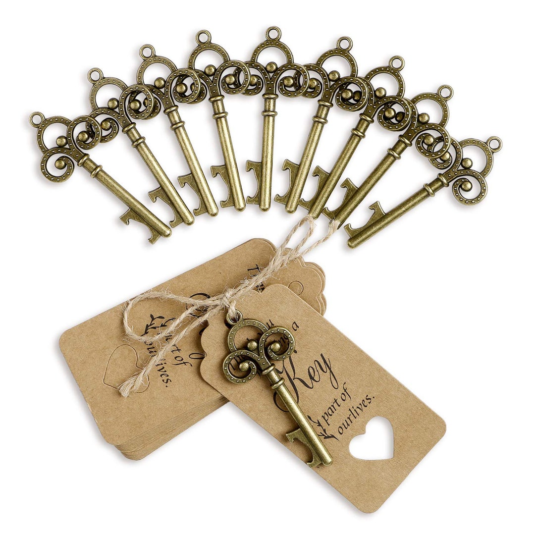 100 Rustic Vintage Key Bottle Opener Wedding Party Favors With Etsy