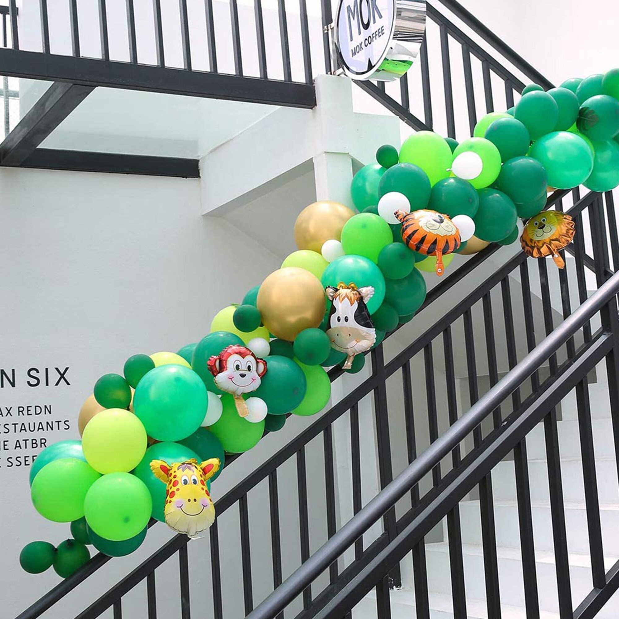 Jungle Balloon Garland Kit Jungle Balloon Arch kit Jungle Etsy