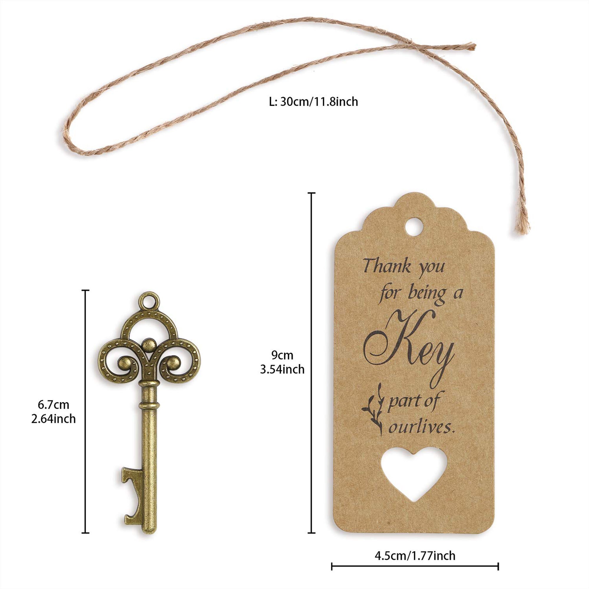 100 Rustic Vintage Key Bottle Opener Wedding Party Favors with Etsy