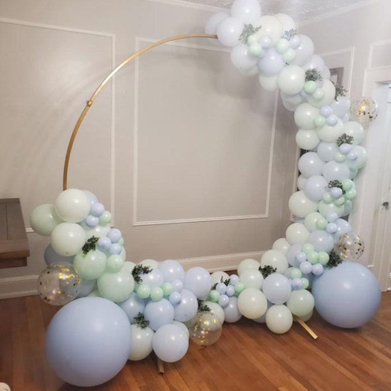 124PCS Baby Boy Blue Balloon Garland Kit with Blue Green Etsy