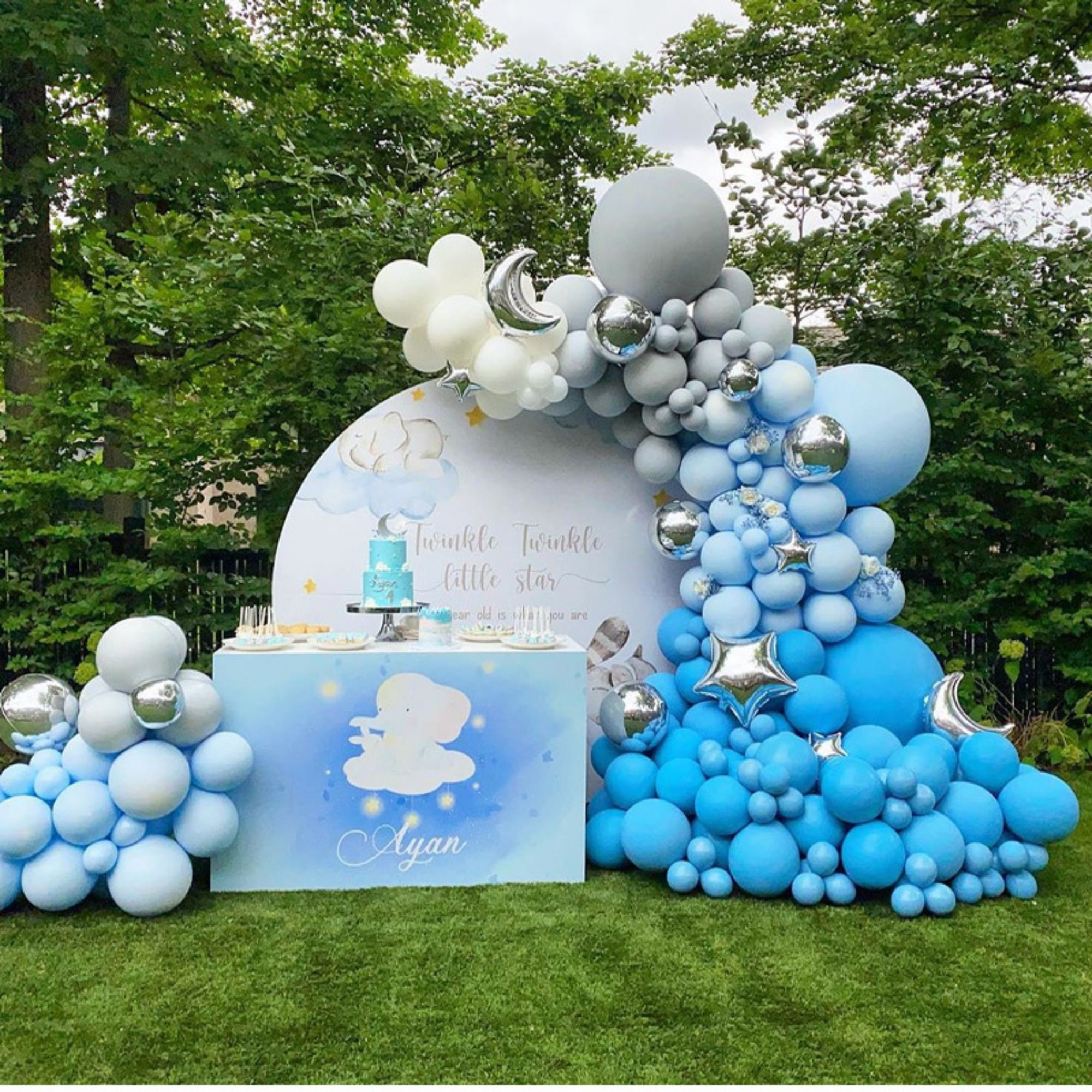 158PCS Blue Balloon Garland Arch Kit / Boy Baby Shower Etsy