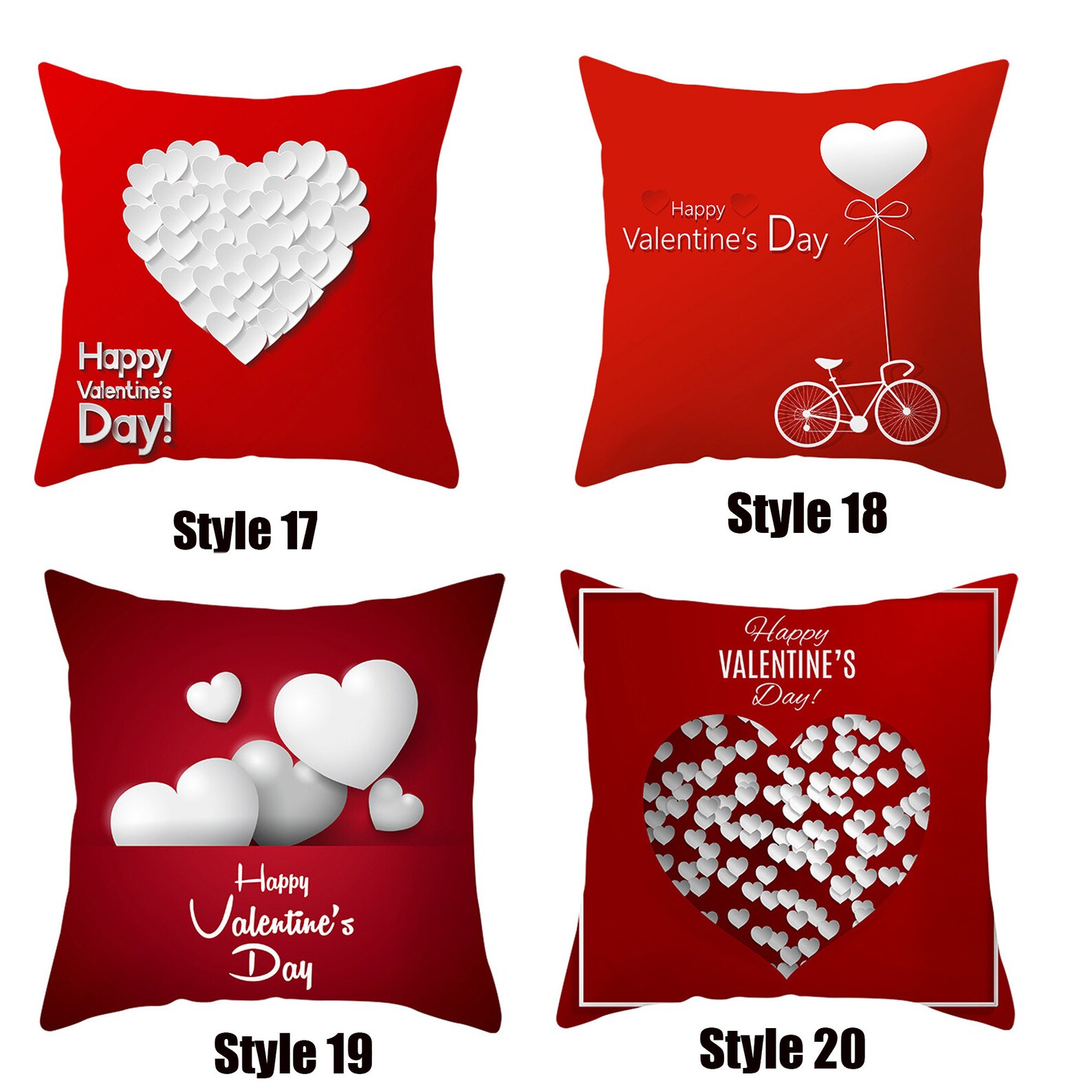 Heart Pillow Cover Valentine's Day Decor Heart Pillow Etsy