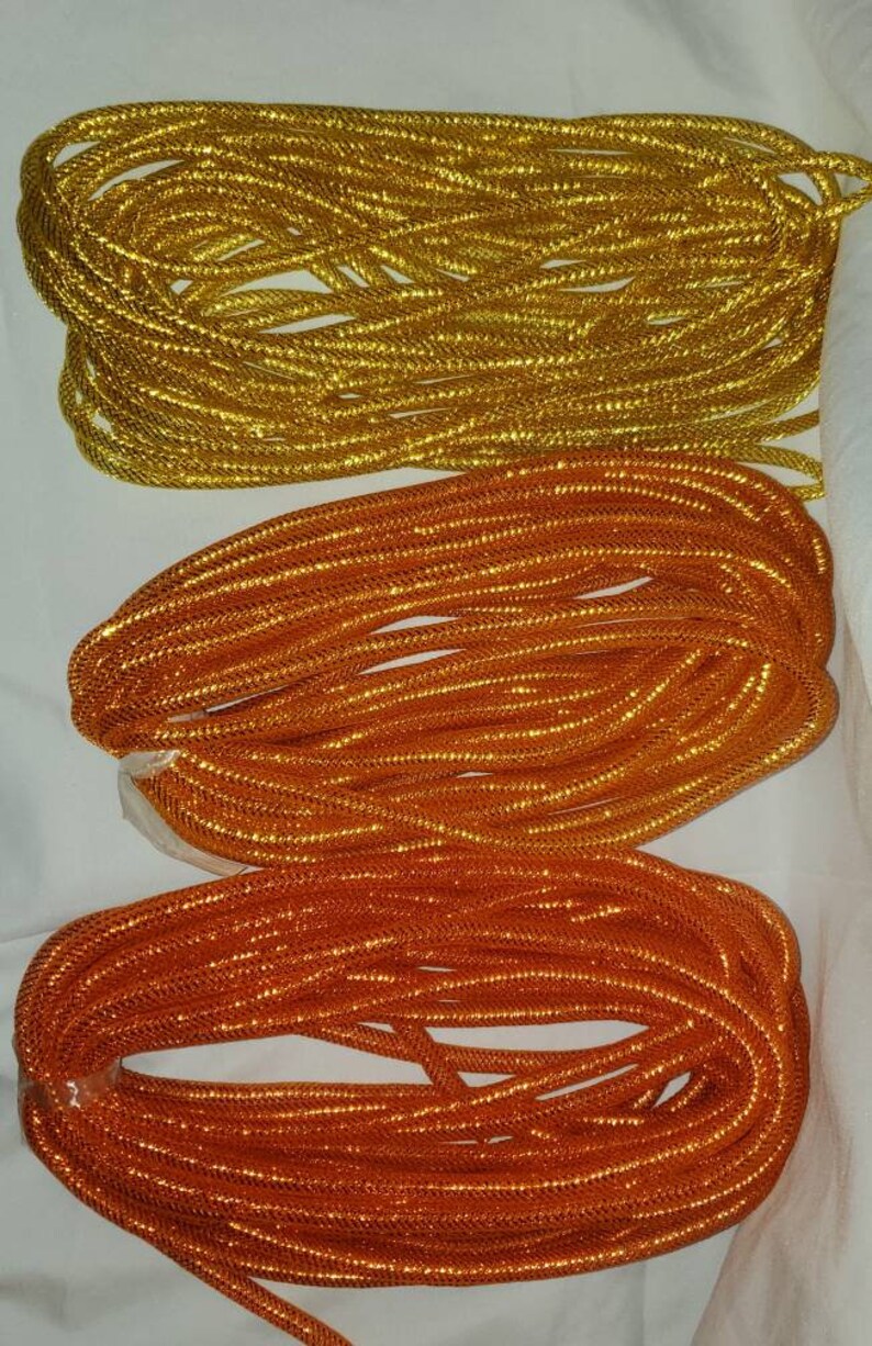 Decorative Mesh Tubing Harvest Gold Etsy Italia