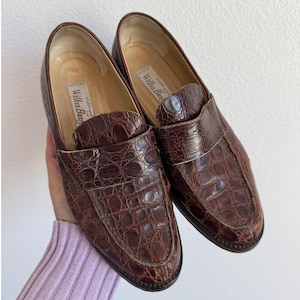 Vintage Loafers Leather Sole Italy - Etsy