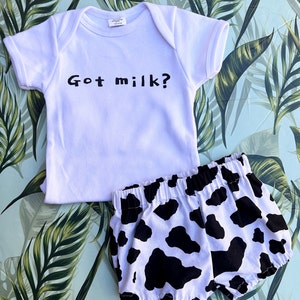 Cow print bloomers for baby/toddler size: 12/18 months