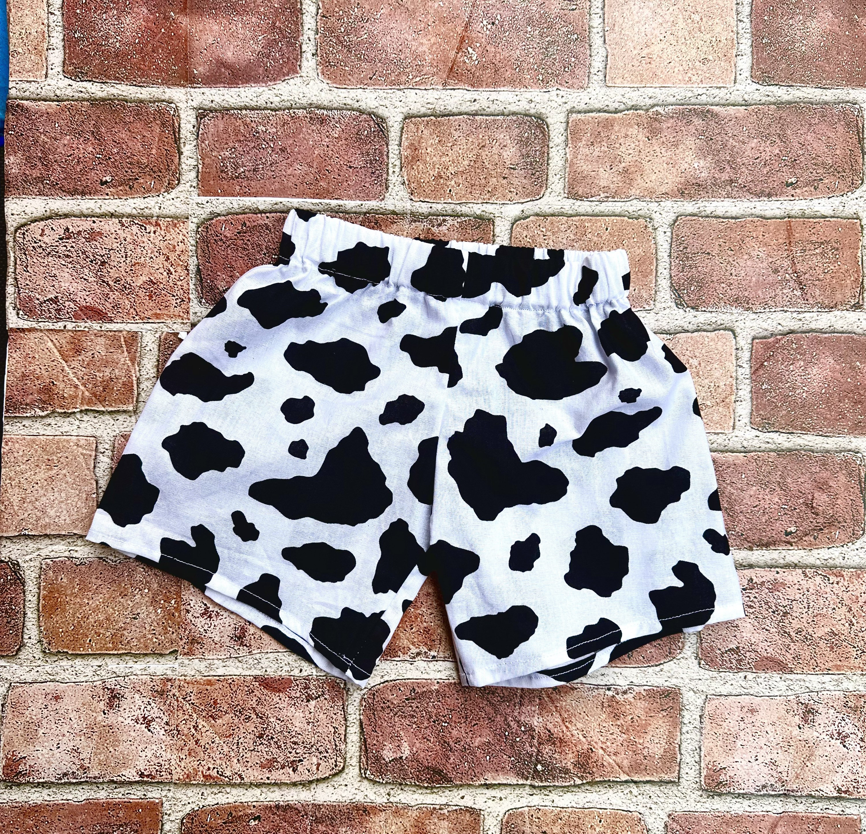 Cow Print Shorts