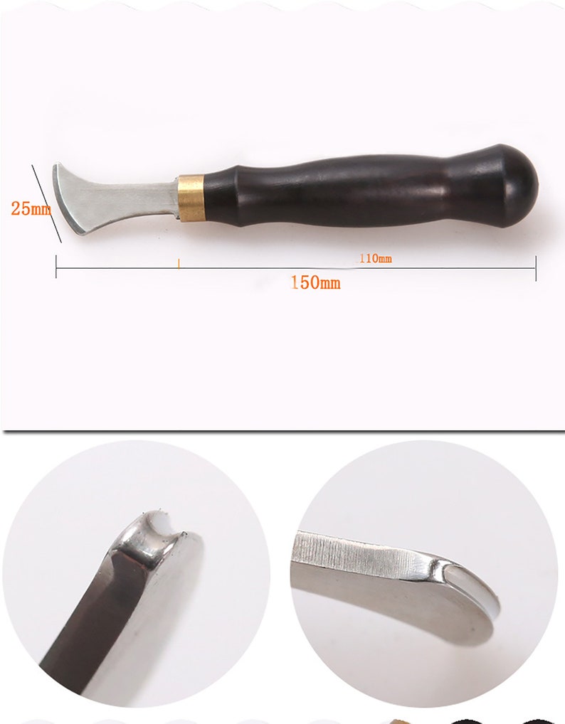 Leather Edge Creaser Manual Leather Edge Line Tool Grooving Etsy