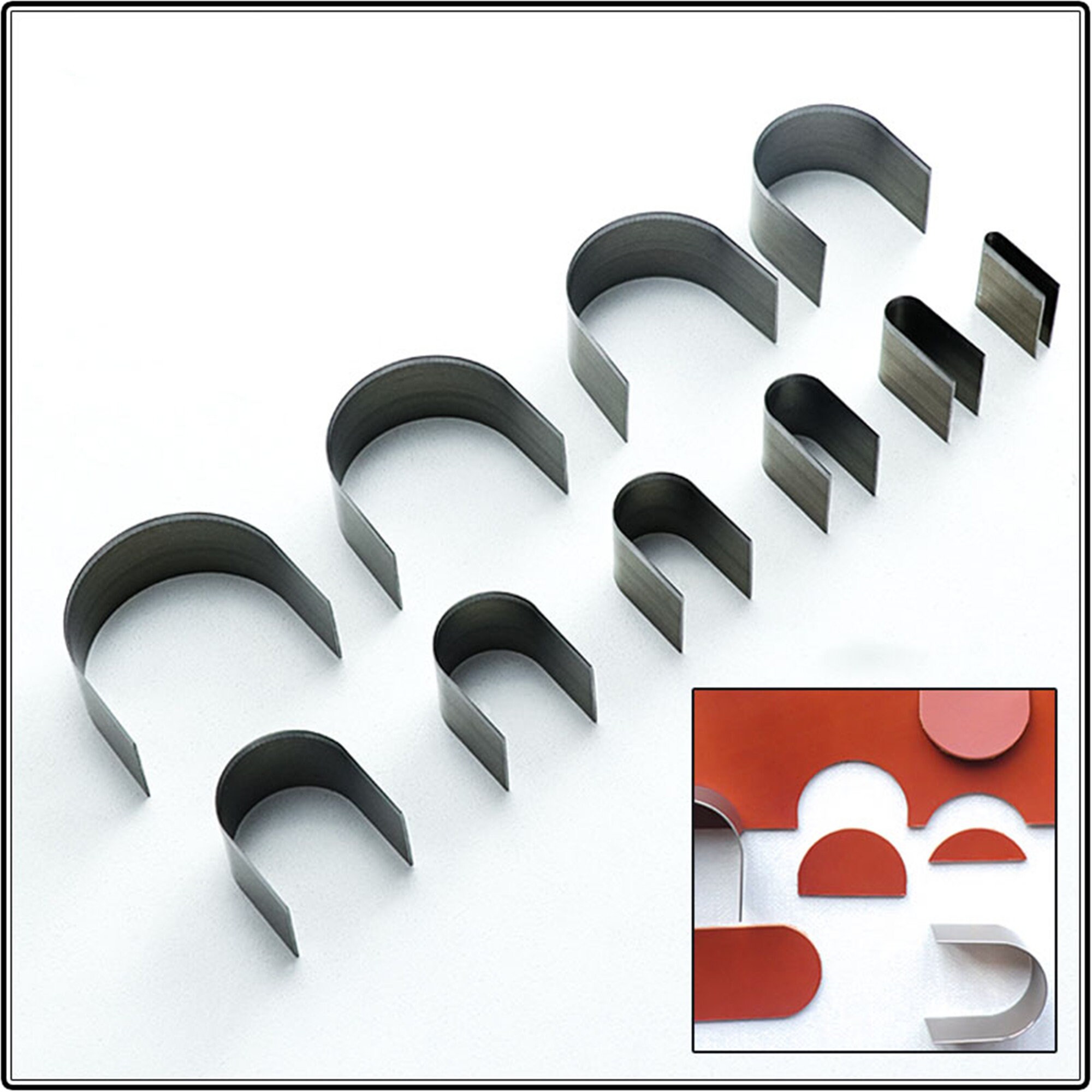 5mm50mm Semicircle Leather Clicker Cutting Die Semicircle Etsy