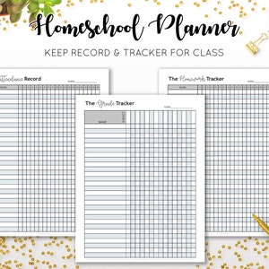 Homeschool Planner Lesson Plan Ultimate Undated Printable Curriculum Academic Monthly Schedule Organizer Calendar College Inserts PDF Refill image 4