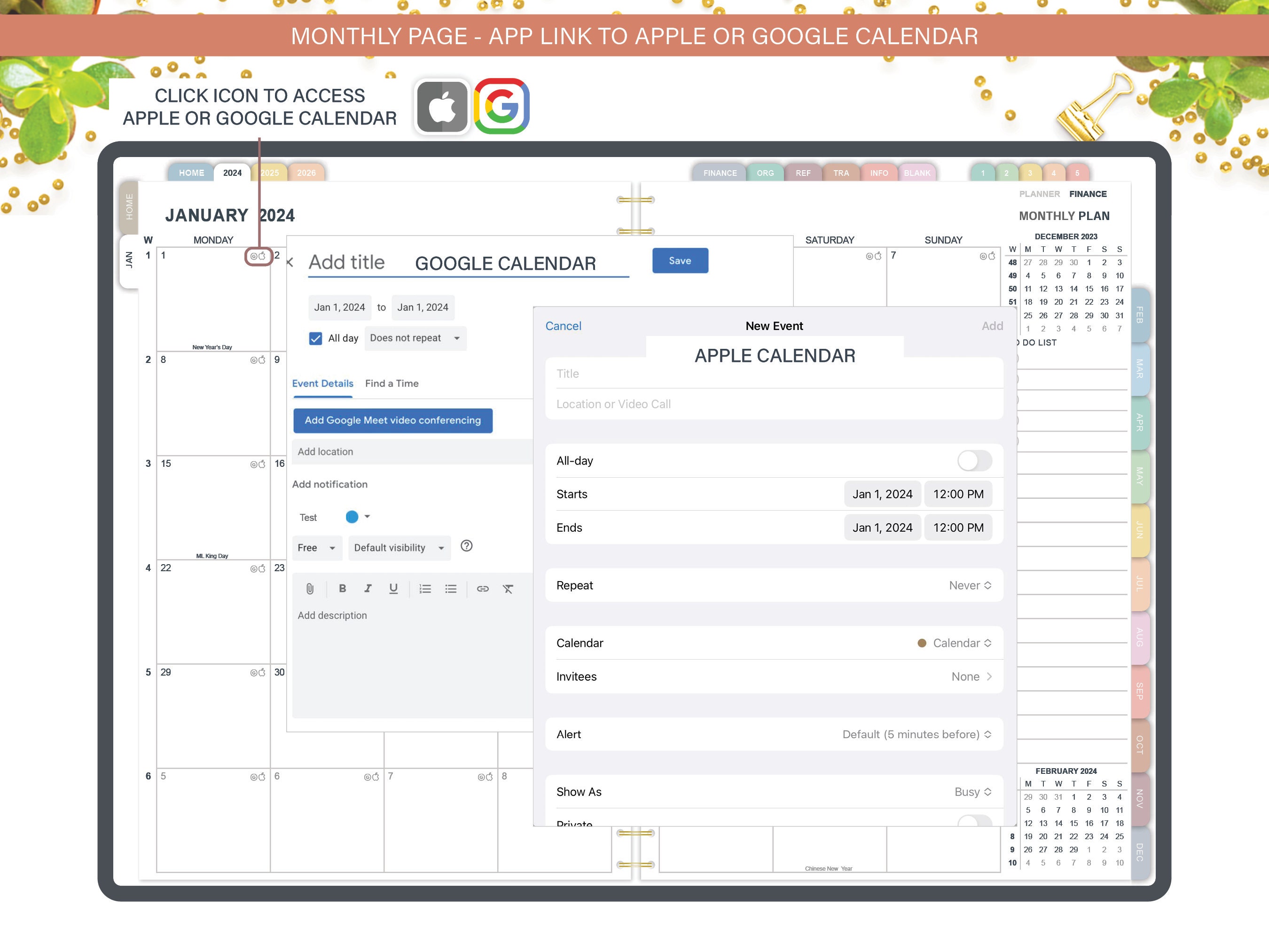 Digital Budget Planner 2024 2025 2026 Budget Planner - Etsy