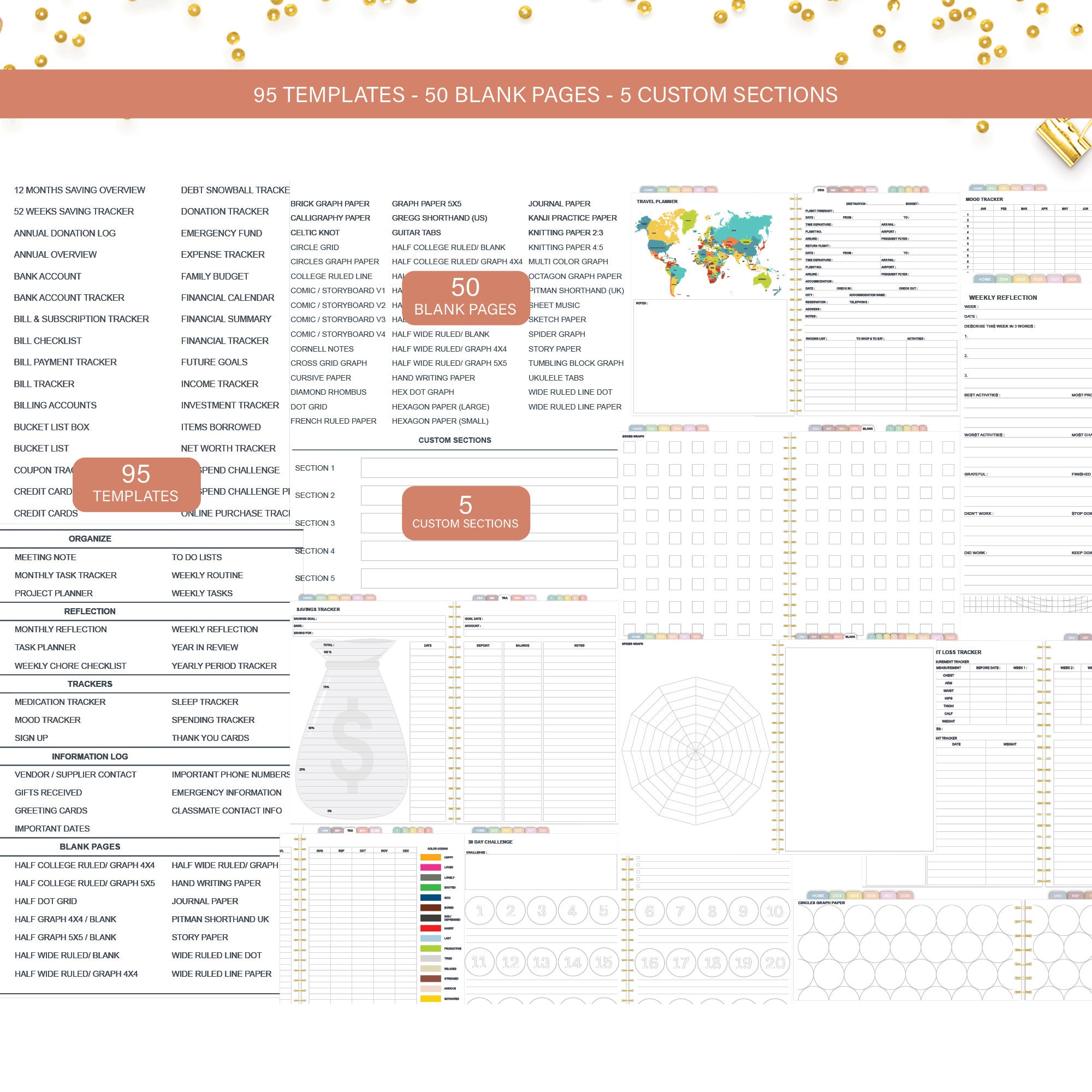 Digital Budget Planner 2024 2025 2026 Budget Planner - Etsy