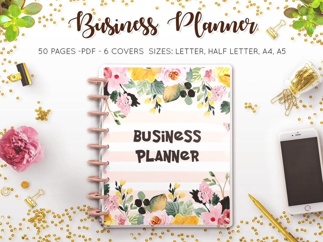 Business Planner, Small Business Planner Template, Home Business ...