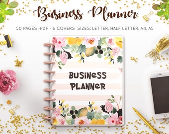 Business Planner, Small Business Planner Template, Home Business Planner Printable, Business Organizer, Online Marketing, Inserts Refill PDF