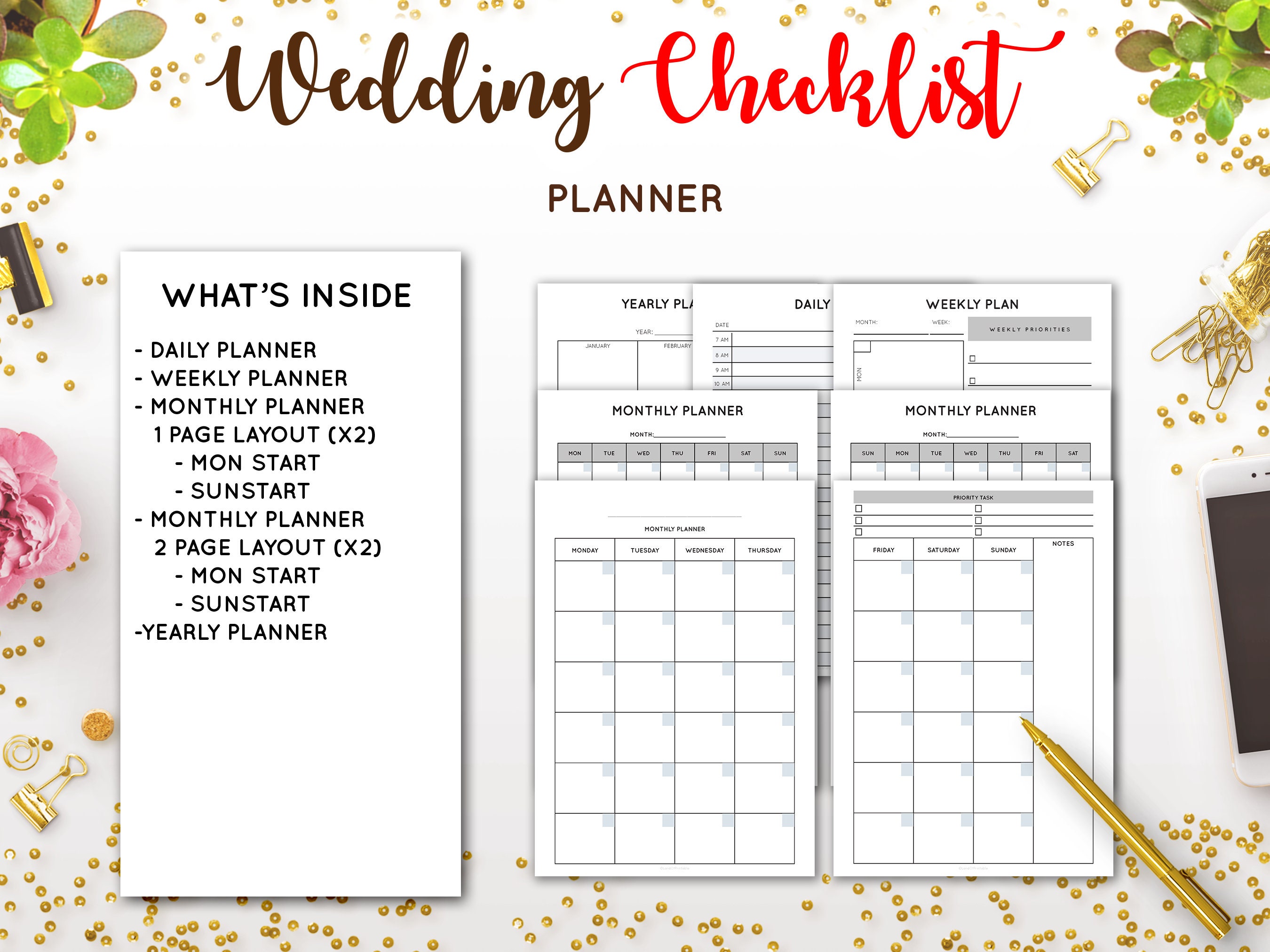 to do liste hochzeit pdf