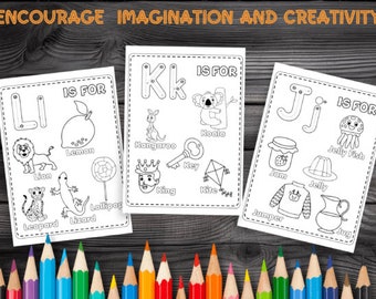 Learning Binder | Alphabet Busy Book | Preschool Curriculum | Letter Of The Week Worksheets Printable | Toddler Tracing Activities
