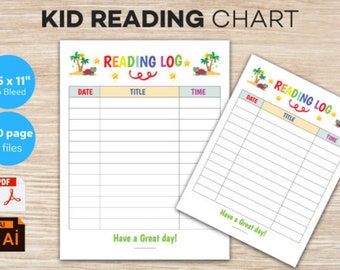 Reading Challenge | Summer Reading Tracker | Kids Reading Chart | 100 Books | Kids Reading Tracker | Printable Bookshelf | Book Tracker
