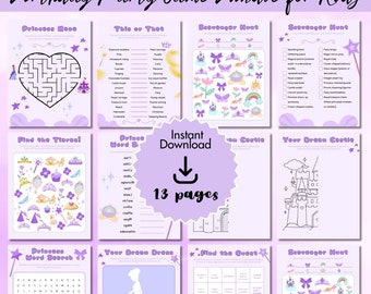 Printable Birthday Games | Birthday Party Games | How Well Do You Know The Birthday Girl | Birthday Girl Game | How Well Do You Know Her