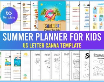 Academic Planner, Vacation Planner For Students, Summer Calendar For Kids, Summer Bucket List, Summer Homeschool, Back To School Count Down