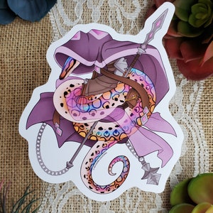 Rainbow Boa Sister Pack - Dark and Light: Large/Small Print  (2 Stickers)