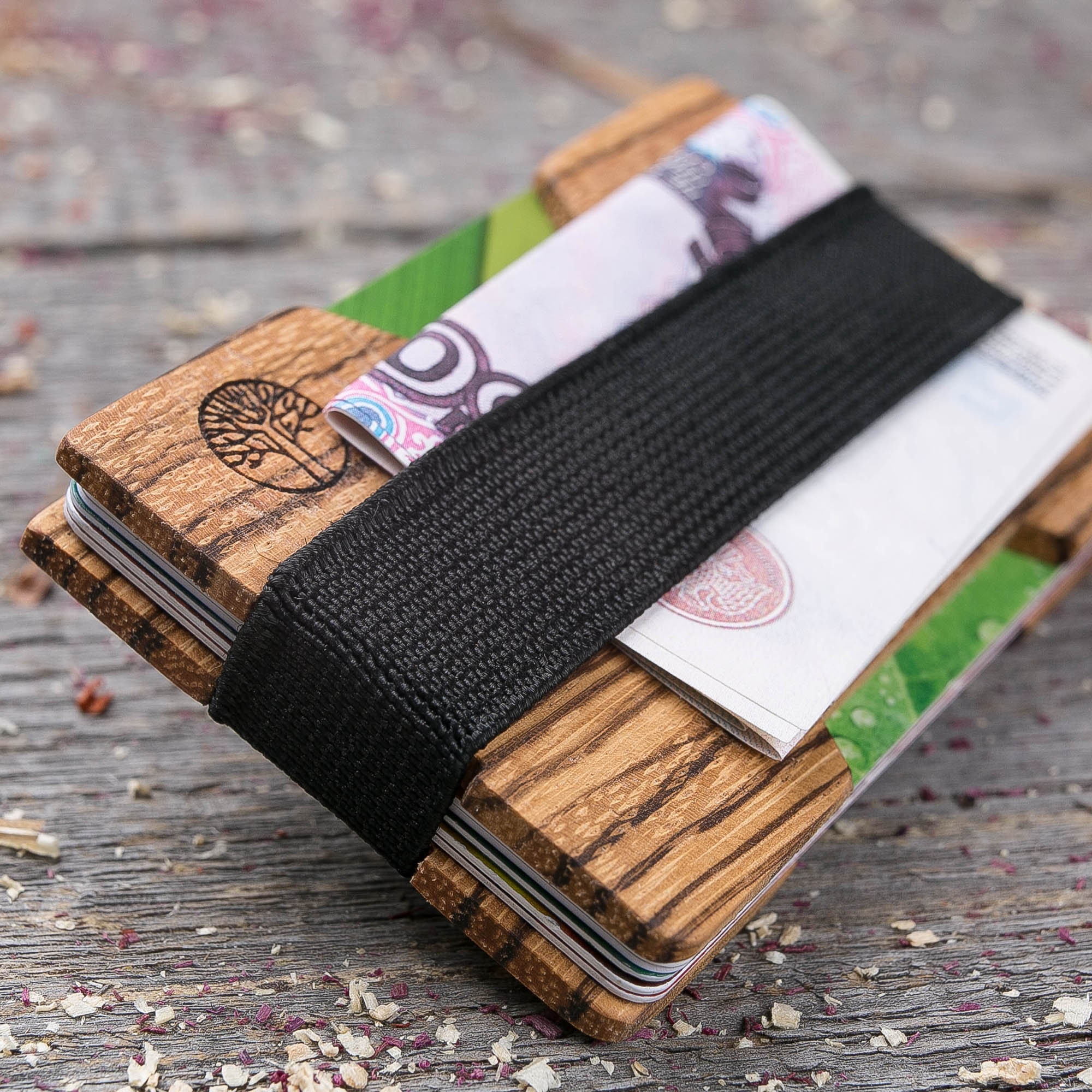 Wooden wallet. Wood wallet Slim Minimalist Wallet Valentines Etsy