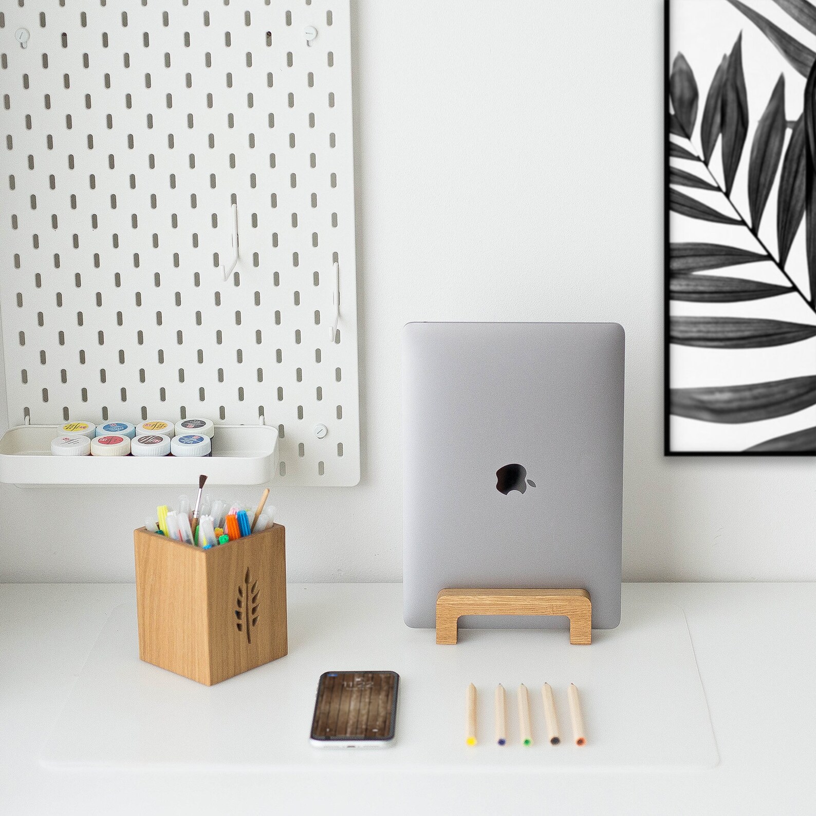 Vertical laptop stand holder desk MacBook Etsy