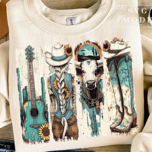 Small Town Girl PNG, Country Girl Png, Southern Girl Png, Western Girl Png, Western Png, Trendy Western Png, Vintage Summer Png, Cowgirl Png
