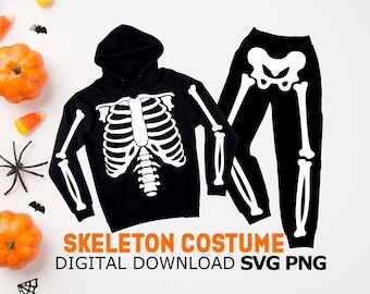 Esqueleto de Halloween svg, traje de Halloween svg, traje de esqueleto svg, camisa de Halloween svg, camisa de esqueleto de Halloween svg, caja torácica svg