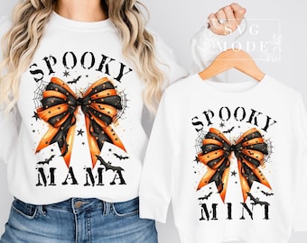 Coquette Halloween png, Spooky Mama png Spooky mini png, griezelig seizoen png, retro Halloween png, sublimatie Halloweenshirt, griezelige sfeer
