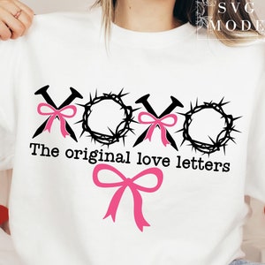 XOXO Las cartas de amor originales Svg, Svg de Pascua, Svg de Pascua XOXO, Svg de historia real, Svg de amor como Jesús, Svg de Pascua religiosa, Svg cristiano