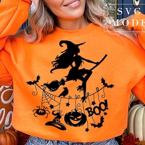 Witch SVG PNG, Funny Halloween Svg, Spooky Vibes Svg, Spooky Season Svg, Witch Halloween Shirt Design, Spooky Mama Svg, Happy Halloween Svg