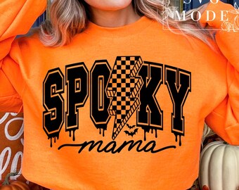 Spooky Mama SVG PNG, Halloween Mom Svg, Witchy Mama Svg, Spooky Vibes Svg, Funny Halloween Svg, Halloween Shirt Svg, Spooky Season Svg