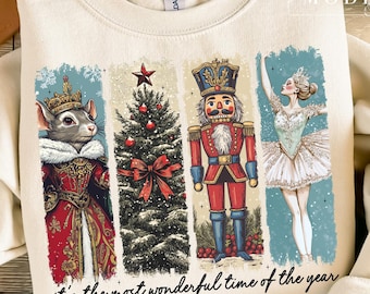 Retro Nutcracker PNG Nutcracker Png Preppy Christmas Png Nutcracker Ballet Png Small Town Christmas Png Christmas Png Retro Christmas Png