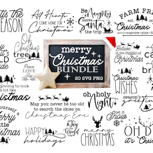 Christmas SVG Bundle, Farmhouse Christmas Svg, Farmhouse Sign Svg, Rustic Christmas Svg, Merry Christmas Svg, Christmas Vibes Svg, Merry Svg