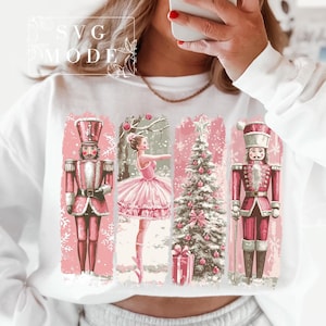 Retro Nutcracker PNG Nutcracker Png Preppy Christmas Png Nutcracker Ballet Png Small Town Christmas Png Christmas Png Retro Christmas Png