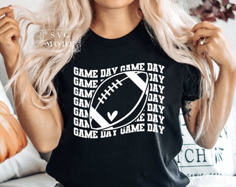 Game Day Vibes SVG PNG PDF, Game Day SVG, Football SVG, Game Day T-Shirt, Football Mom SVG, Sports T-Shirt SVG, Game Day Vibes T-Shirt SVG
