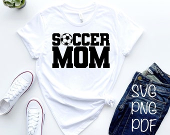 Soccer Mom SVG, PNG, PDF, Sports Fan Design (Digital Download)