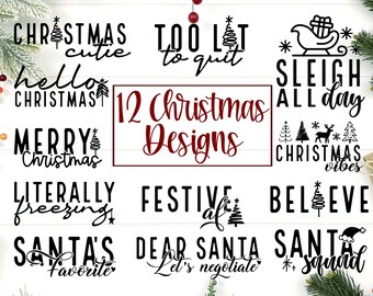 Kerst SVG-bundel, kerstmok Svg Png Pdf, kersttrui Svg, Christmas Vibes Svg, Merry Christmas Svg, Winter Svg, vakantie Svg