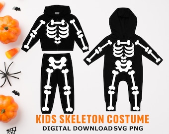 ハロウィン スケルトン SVG、キッズ ハロウィン コスチューム SVG、キッズ スケルトン コスチューム SVG、ハロウィン シャツ SVG、ハロウィン スケルトン シャツ、胸郭 SVG