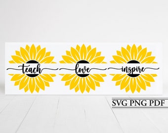 Download Teach Love Inspire Svg Etsy