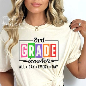 Third Grade Teacher SVG PNG, Teacher Life Svg, 3rd Grade Teacher Svg, Made To Teach Svg, Loved Teacher Svg, Third Grade Svg, 3rd Grade Svg