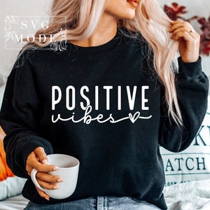 Positive Vibes Svg, Be Kind Svg, Inspirational Svg, Choose Happy Svg, Manifestation Svg, Motivational Svg, Self Love Svg, You Matter Svg