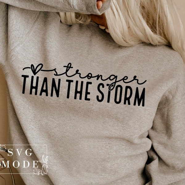 Stronger Than The Storm SVG, She Is Strong Svg, Created With a Purpose Svg, Christian Svg, Worthy Svg, You Matter Svg, You are Enough Svg