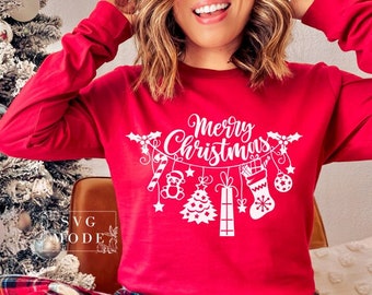 Merry Christmas SVG PNG PDF, Christmas Shirt Svg, Christmas Gift, Funny Christmas Svg, Christmas Svg, Christmas Jumper Svg, Winter Svg
