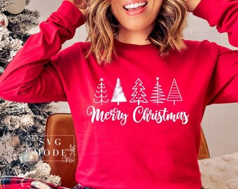 Merry Christmas SVG PNG PDF, kerstshirt Svg, boerderij kerst, kerstboom Svg, kerst Svg, kersttrui Svg, winter Svg
