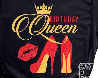 Birthday Queen SVG PNG PDF, Birthday Diva Svg, Birthday Queen T-Shirt Svg, It's My Birthday Svg, Birthday T-Shirt Svg, Birthday Svg Png Pdf