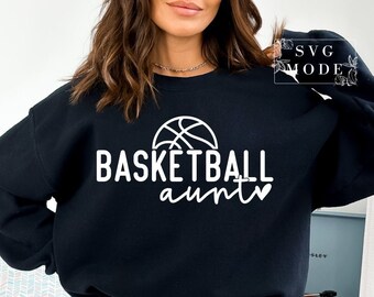 Basketball Aunt SVG PNG, Aunt Svg, Basketball Svg, Aunt Life Svg, Basketball Aunt Shirt, Game Day Svg, Basketball Aunt Svg Files, Sports Svg