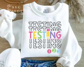 Día de prueba Camisa del maestro SVG PNG PDF, Equipo de pruebas Svg, Día de la prueba Svg, Pruebas Svg, Graduación Svg, Día de la prueba escolar Svg, Hagamos esto Svg