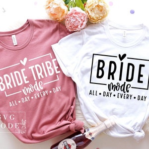 EVJF, Svg de chemise de douche nuptiale, EVJF, Svg de T-shirt EVJF, EVJF, Svg de l&#39;équipe de la mariée, cadeau de demoiselles d&#39;honneur, Svg de fête de la mariée