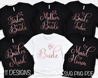 Download Bridal Party Svg Etsy