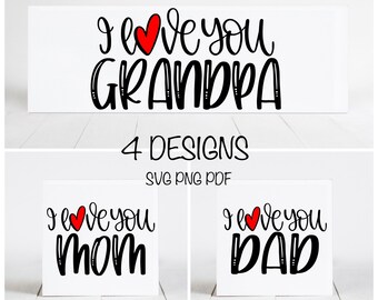 Free Free 324 We Love You Grandpa Svg SVG PNG EPS DXF File